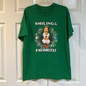 NWT-Elf Movie-Buddy/“Smiling Is My Favorite” Short Sleeve T-Shirt -Sz L & XL